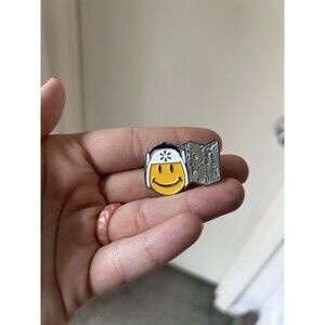 WALMART Smile Pin Quality Metal